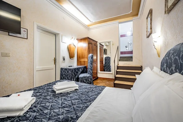 غرفة أساسية بسرير كوين، Hotel Alessandra 5/9