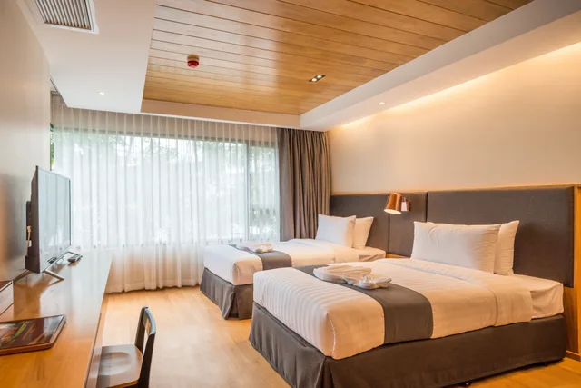 غرفة ديلوكس بسريرين منفصلين، Asana Hotel & Residence 3/4