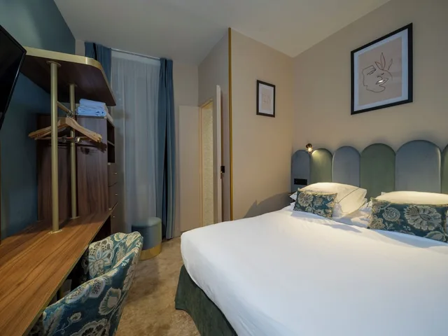 غرفة كلاسيكية بسرير كوين في الطابق الأرضي، Hotel Boronali 5/10