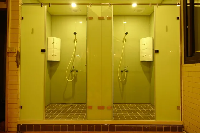 غرفة بسريرين منفصلين بحمام مشترك، Chiayi Petite Hostel 6/6