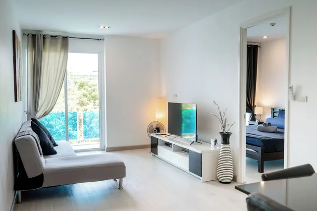 شقة بسرير كينج وسرير كوين، My Resort Service Apartment Hua Hin 3/7