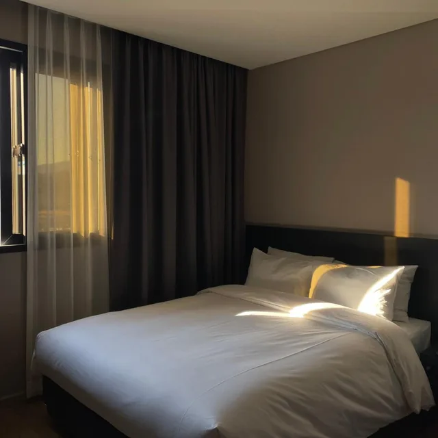 غرفة قياسية بسرير مزدوج، Rivertain Hotel Gyeongju 1/10