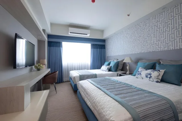 غرفة ديلوكس بسريرين مزدوجين، Santorini Hotel 1/1