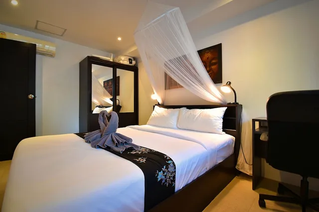 شقة بسرير مزدوج بشرفة بغرفة نوم واحدة مع أريكة، Sai Naam Lanta Residence 2/4