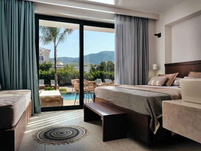 Deluxe, Double or Twin Bed, Pool Access، Letsos Hotel 5/7