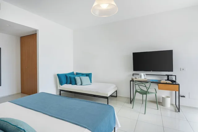 غرفة بسرير مزدوج بإطلالة على البحر، Hotel Apollon Club 5/10