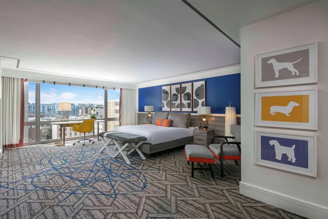 استوديو بسرير كينج بإطلالة على المدينة، The Royal Sonesta Washington DC Dupont Circle 1/3