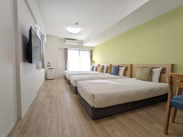 غرفة سوبيريور بسريرين مزدوجين بإطلالة على المدينة، ESLEAD HOTEL Namba South III 3/3