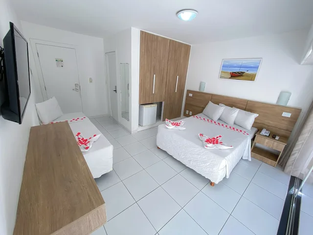 غرفة قياسية بسرير مزدوج، Bosque Do Porto Praia Hotel 1/10