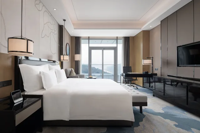 غرفة ديلوكس بسريرين مزدوجين، Wyndham Yuelai 3/7