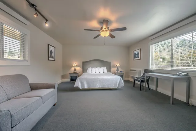 غرفة قياسية بسرير كينج يُسمح فيها بالحيوانات الأليفة، Flying Saddle Resort 1/2