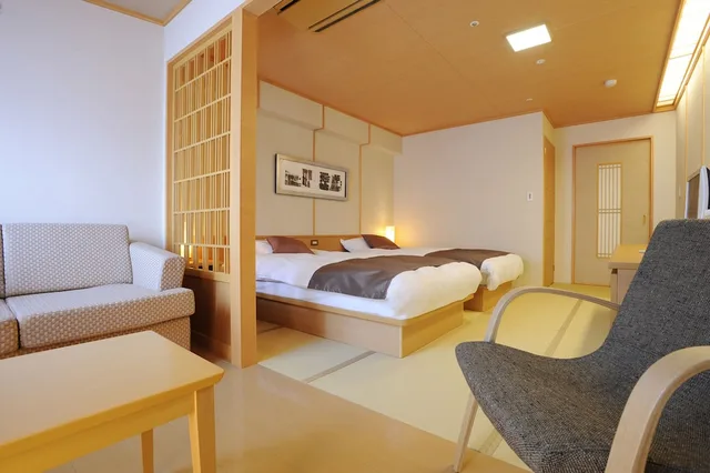 غرفة بسريرين منفصلين، Hotel Taisetsu ONSEN&CANYON RESORT 3/4