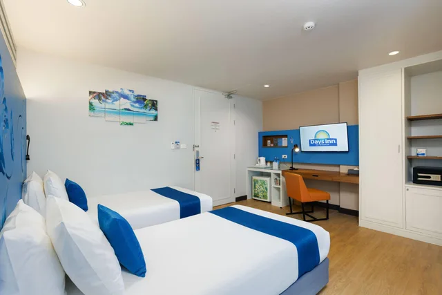 غرفة ديلوكس بسريرين منفصلين، Days Inn by Wyndham Patong Beach Phuket 1/9