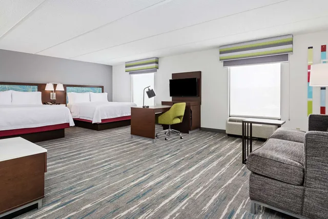 جناح استوديو بسريرين كوين مع أريكة، Hampton Inn And Suites Orlando International Drive North Fl 2/3