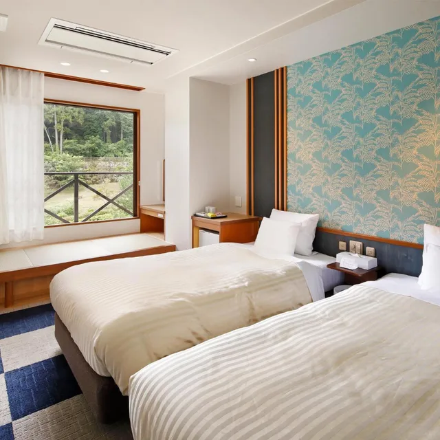 Renovated, Twin Beds، Hakonenomori Okada 3/4