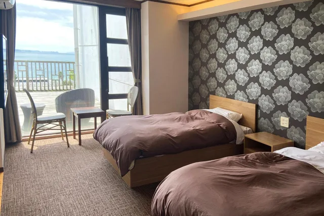 غرفة يابانية غربية سوبيريور بحمام مشترك، Hirado Senrigahama Onsen Hotel Ranpu 2/2
