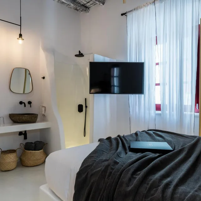 غرفة قياسية بسرير مزدوج، The TownHouse Mykonos - Adults Only 2/6