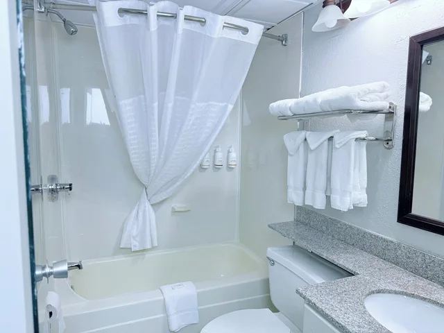 غرفة بسرير كينج يُسمح فيها بالحيوانات الأليفة، Baymont By Wyndham Michigan City 3/3