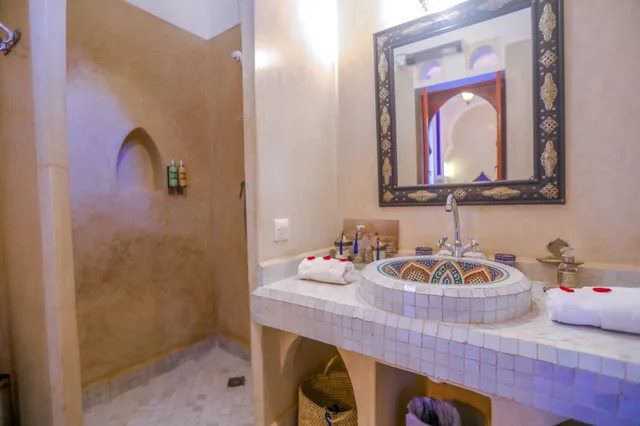 غرفة مزدوجة ديلوكس، Riad Melhoun Spa 4/6