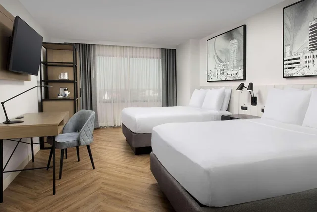 غرفة بسريرين مزدوجين، Radisson Blu Hotel Fargo 1/4