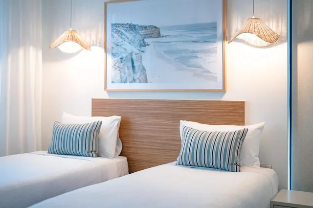 شقة بسرير كينج بإطلالة على المتنزه بغرفة نوم واحدة، Oaks Vue Suites Geelong 3/8
