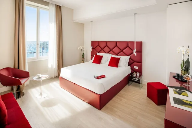غرفة بريميوم بسرير كوين بإطلالة على البحر، Miramare Hotel the Palace 6/10