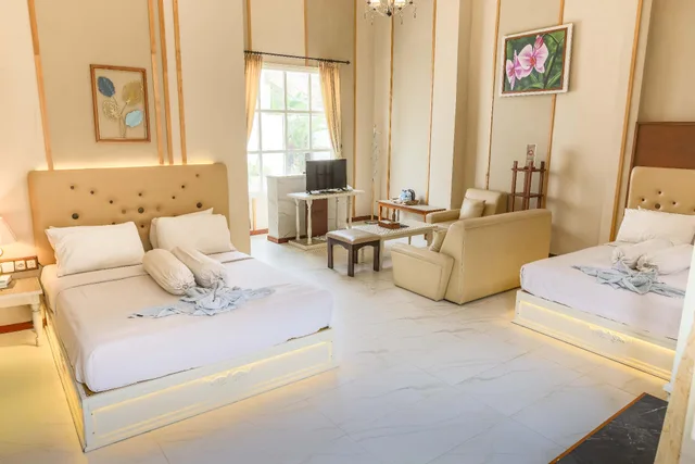 Superior, Deluxe, 2 Queen Beds, Family Hotel Gradia 1 2/2