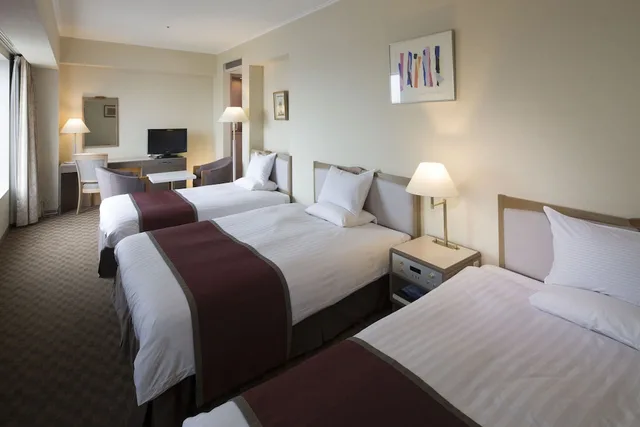 Superior, Twin Beds, 2 Double Beds, with Extra Bed, Smoking, Yokkaichi Miyako Hotel 1/3