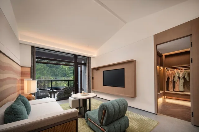 جناح بسرير كينج وسرير فردي بغرفة نوم واحدة، Holiday Inn Resort Ningbo Ninghai by IHG 4/7