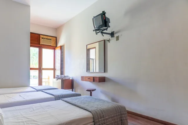 غرفة تقليدية ثلاثية بثلاثة أسرّة، Praia Sol Hotel by Castelo Itaipava 4/8