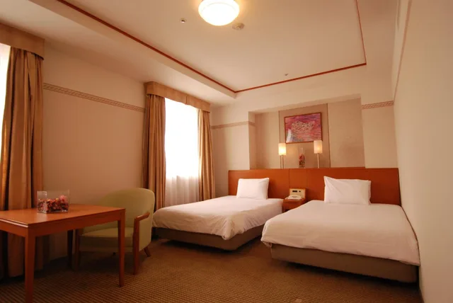 غرفة بسريرين منفصلين للمدخنين، Hotel Tetora Otsu Kyoto 1/3