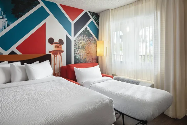 غرفة بسرير مزدوج، Fairfield Inn By Marriott Anaheim Resort 1/10