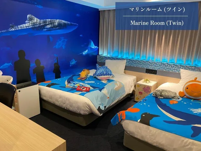Marin, Concept, Twin Beds، Henn na Hotel Premier Kagoshima Tenmonkan 2/5