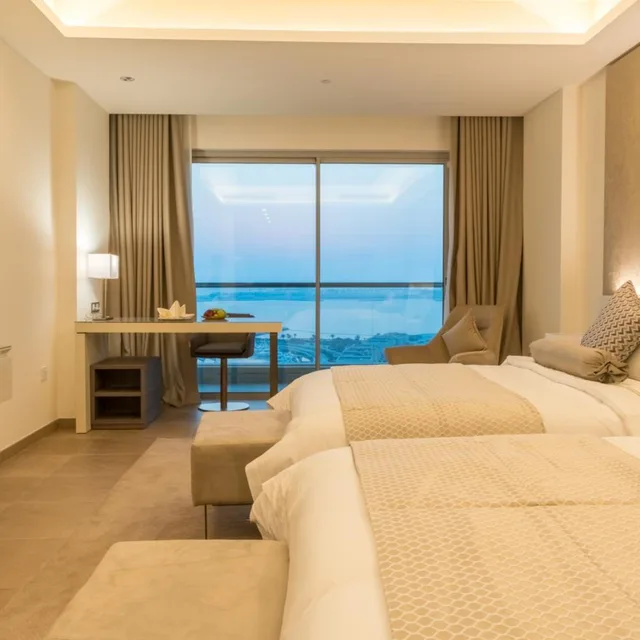 غرفة ديلوكس بسريرين منفصلين بإطلالة على البحر، Solymar Hotel & Beach 4/8