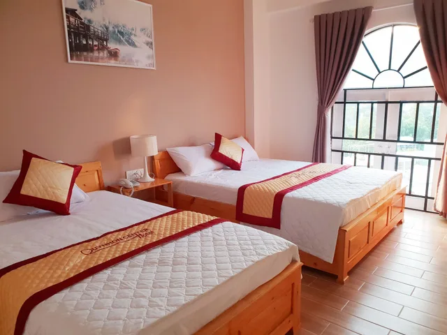 غرفة ديلوكس بسرير كوين وسرير فردي، Quy Nhon Center Hotel 1/6