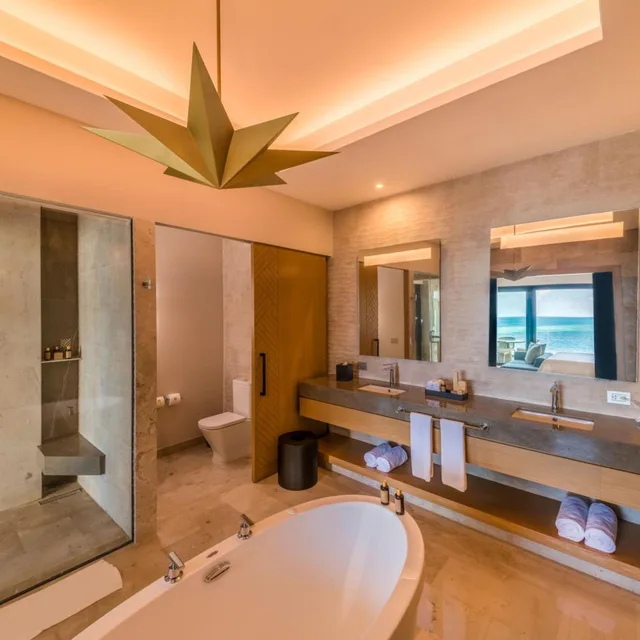 Serenity, 2 Bedrooms, Master, Club, Suite, King Bed, Ocean Front, Haven Riviera Cancun Resort & Spa All Inclusive - Adults Only 5/6