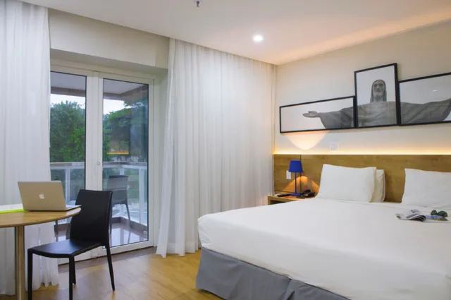 غرفة ديلوكس مفردة بشرفة، B&B HOTEL Rio de Janeiro Copacabana 5/7