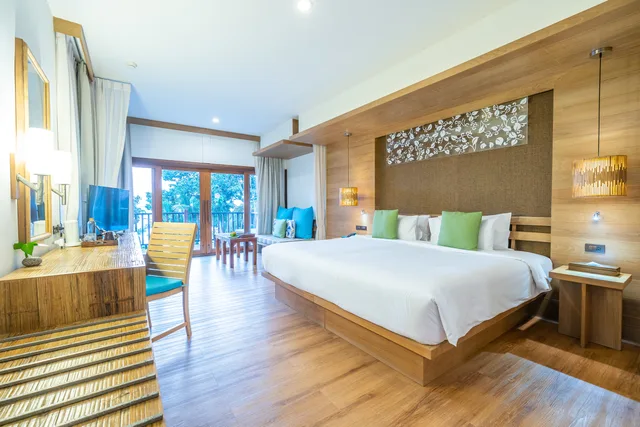 غرفة بريميير بسرير مزدوج أو سريرين منفصلين بإطلالة على البحر، Ao Prao Resort 2/6