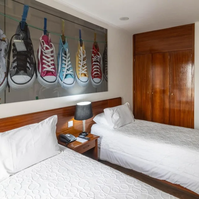 غرفة بسريرين منفصلين، Hotel AS Sao Joao da Madeira 5/10