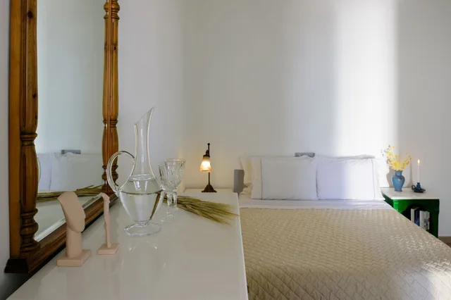 استوديو بسرير مزدوج بشرفة، Nikos Villas 1/1