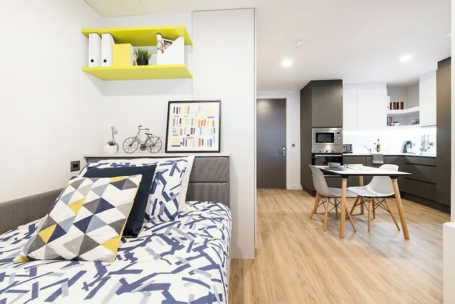 Premium, Studio, Double Bed, Arran Quay - Ardcairn House - Campus Accommodation 3/6