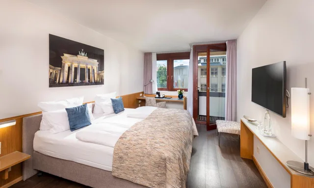 غرفة بسرير مزدوج، Hotel Aquino Berlin 2/7