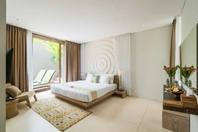 غرفة ديلوكس بسرير كينج بمسبح خاص، Svarga Resort 1/2