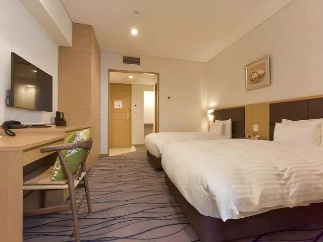 Economy, Twin Beds, Ocean View, Kaze No Umi Hotel 1/1