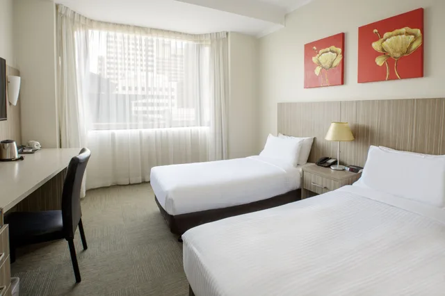 غرفة ديلوكس بسريرين منفصلين، Metro Hotel Marlow Sydney Central 6/7