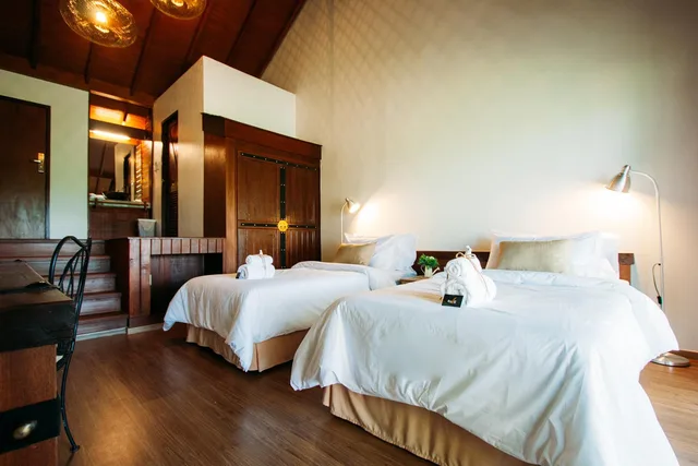 غرفة بسريرين منفصلين، Rabbiz Hill Resort 1/2