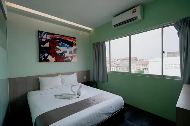 غرفة ديلوكس بسرير مزدوج في طابق مرتفع، Kimal Hotel Taiping 1/1