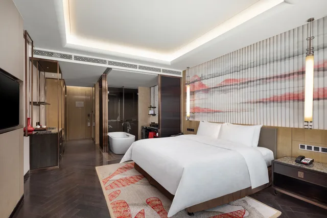 غرفة بسرير كينج، Hualuxe Hotels And Resorts Wuhu 1/4