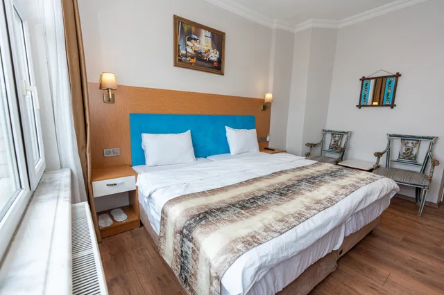 غرفة بسرير مزدوج أو سريرين منفصلين بإطلالة على البحر، Seatanbul Apart Hotel 1/10