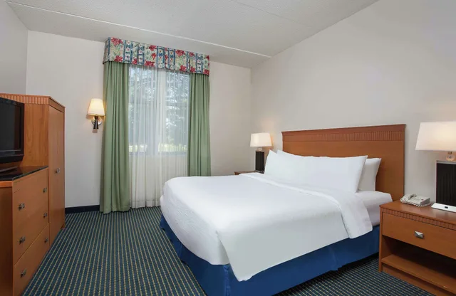 غرفة بسرير كينج مع أريكة لذوي الإعاقة، Embassy Suites by Hilton Lexington UK Coldstream 3/10